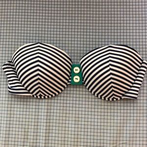 Strapless bathing suit top